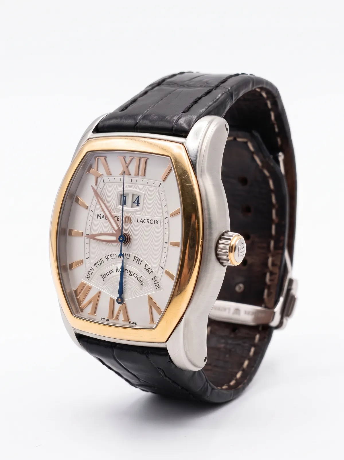 Maurice Lacroix Masterpiece Jours Rétrogrades Tonneau